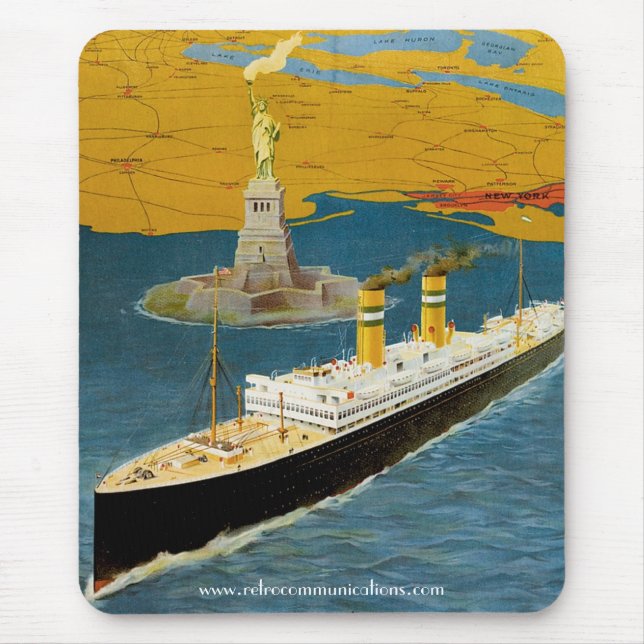 Vintage Holland America Mousepad (Frente)