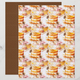 Vintage Honey Bee Journal Paper Sheet