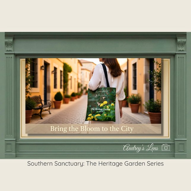 Vintage Hummingbird & Wildflower Market Tote (Criador carregado)