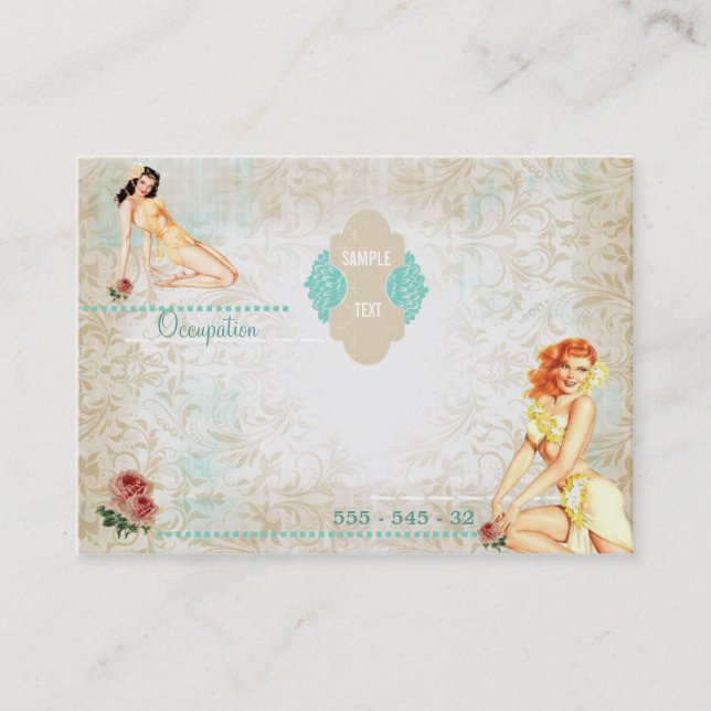 Vintage I - Cartão de visita (Frente)