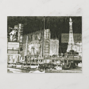 Vintage inspirou cartão postal Las Vegas