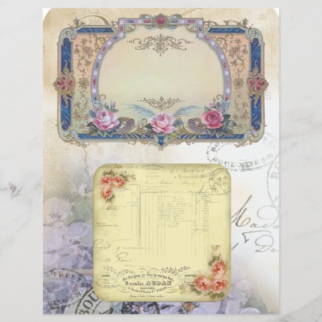 Vintage Intricate Design Labels (Frente)