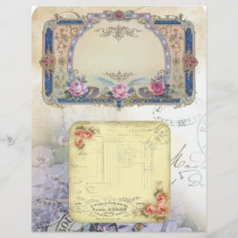 Vintage Intricate Design Labels