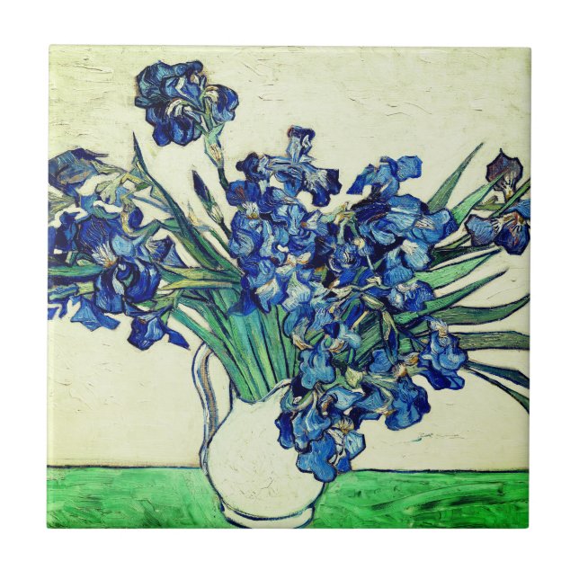Vintage Irises (1890) apresentada por Vincent Van  (Frente)