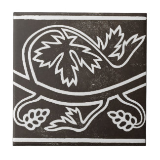 Vintage Irish Cerâmica Art Design Black