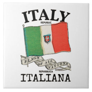 Vintage Itália — Bandeira do País
