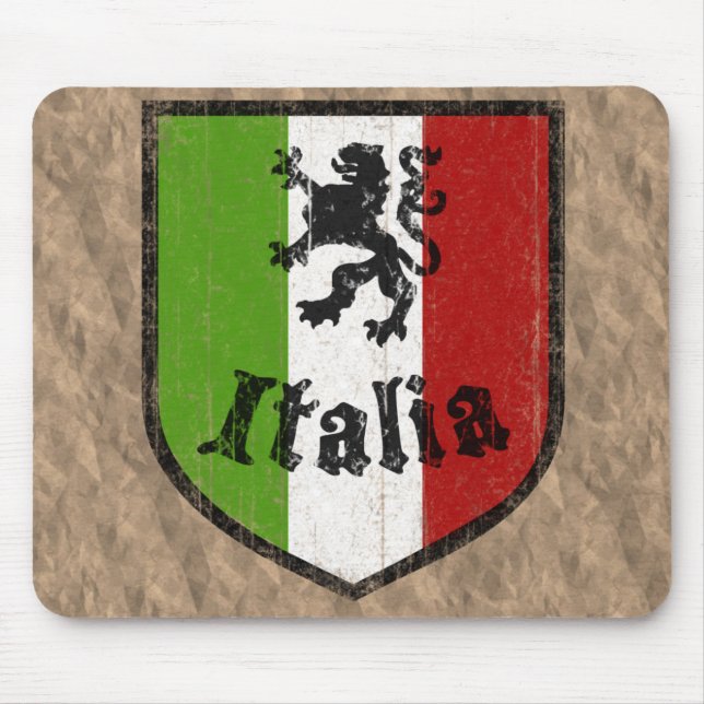Vintage italiano Brown Mousepad da crista (Frente)