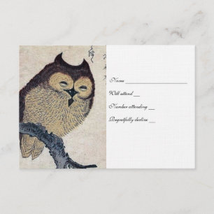 Vintage Japan Owl rsvp com envelopes