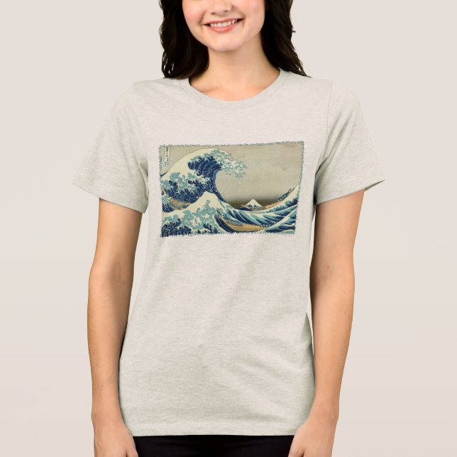 Vintage Japanese Art, The Great Wave by Hokusai (Frente)