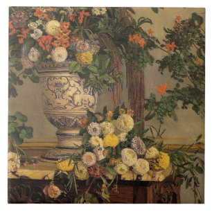 Vintage Jean Frederic Bazille Flowers