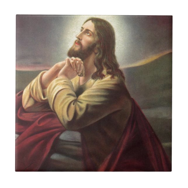 Vintage Jesus Cristo Rezando (Frente)
