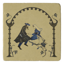 Vintage Jewish Painting Dancing Sob Chuppah