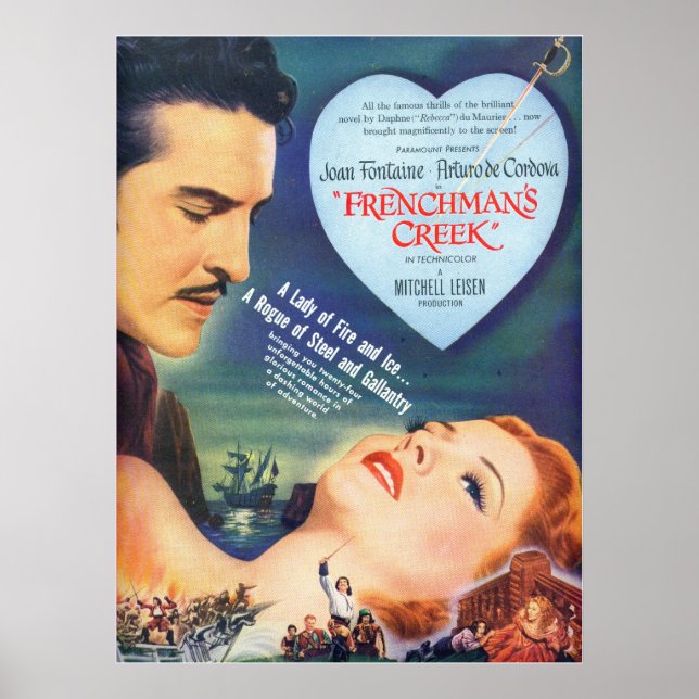 Vintage Joan Fontaine Poster (Frente)