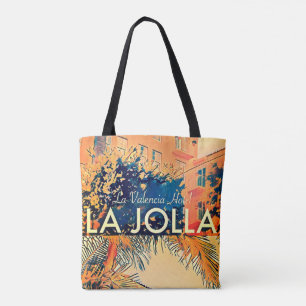Vintage La Valencia Hotel Tote Bag
