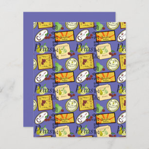 Vintage Labs Laranja Papel Escarlate Amarelo