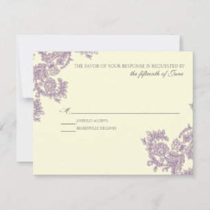 Vintage Lace beringela RSVP