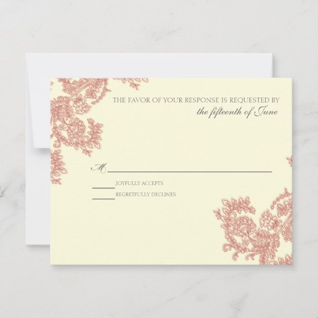 Vintage Lace | Poppy | RSVP (Frente)
