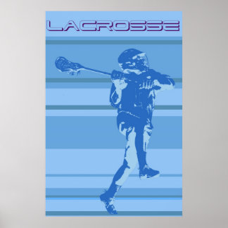 Vintage lacrosse Strike Poster