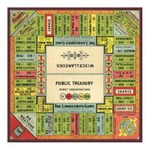 Vintage Landlords Game - Art Impressão