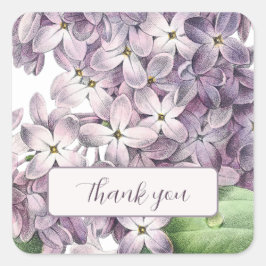 Vintage lilacs adesivos florais
