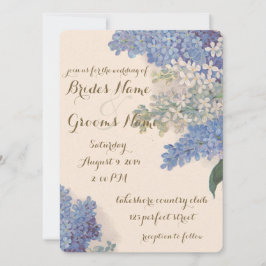 Vintage Lilacs Convite Para Casamento