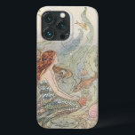 Vintage Linda Sereia Menina Sob O Mar<br><div class="desc">Belo caso de Decoração de Sereia da Sea Vintage.</div>