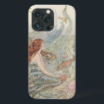 Vintage Linda Sereia Menina Sob O Mar<br><div class="desc">Belo caso de Decoração de Sereia da Sea Vintage.</div>