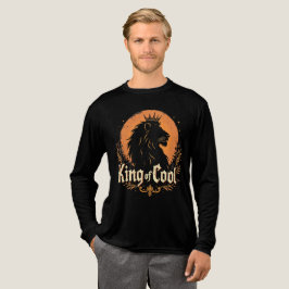 Vintage Lion King Of Cool Crown Graphic