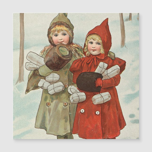 Vintage Little Girls com encomendas (Frente)