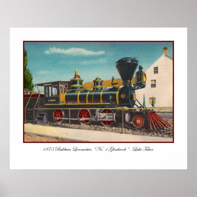 Vintage Locomotive Poster (Frente)