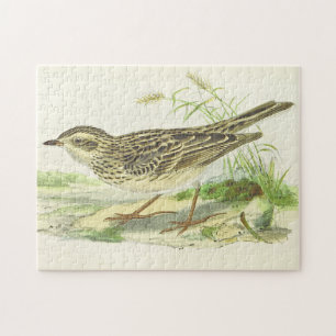 Vintage Look Bird em Quebra-cabeça