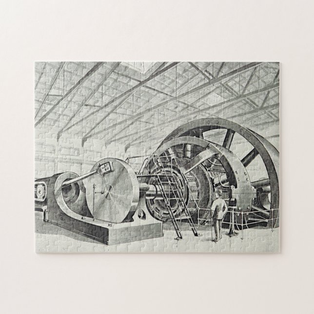 Vintage Look, Grande Máquina Quebra-cabeça (Horizontal)