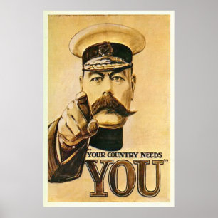 Vintage Lord Kitchener Poster