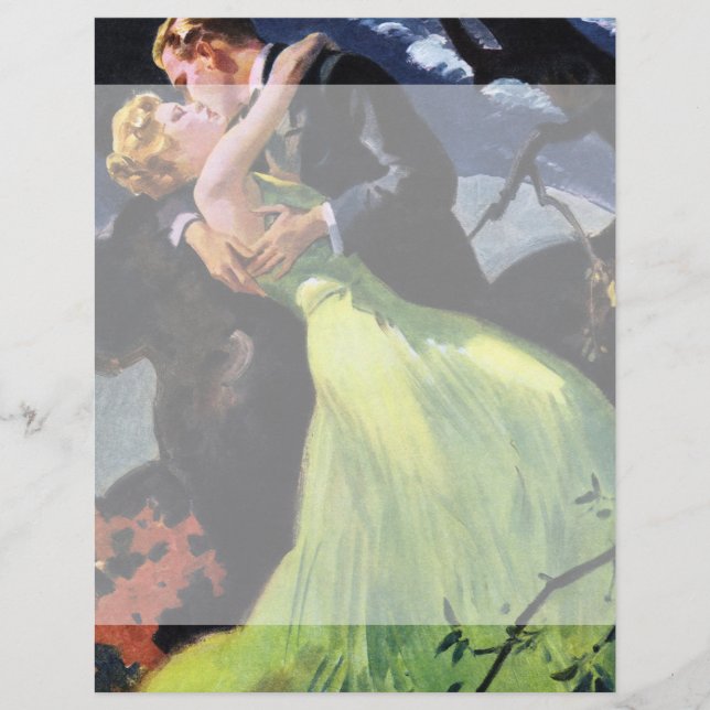 Vintage Love and Romance, Beijo Romântico (Frente)