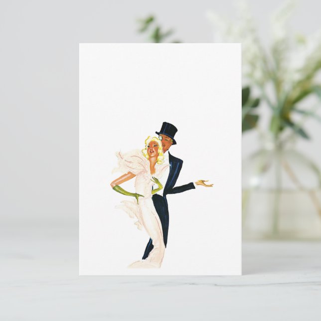 Vintage Love and Romance, Casal de Casamento Moder (Em pé/Frente)