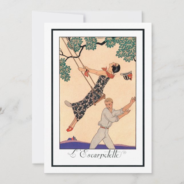 Vintage Love Romance, Escarpolette Swing Barbier (Frente)