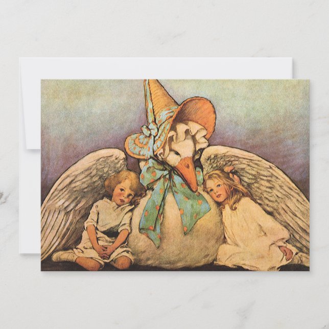 Vintage Mãe Goose Filhos Jessie Willcox Smith (Frente)