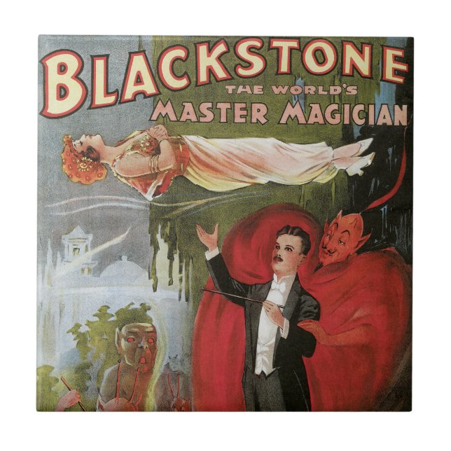 Vintage Magic Poster, Excelente Blackstone Magistr (Frente)
