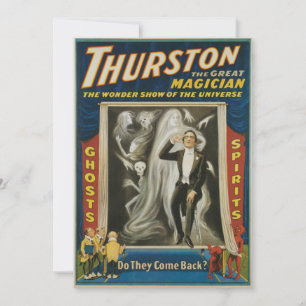 Vintage Magic Poster, Thurston, The Excelente Magg