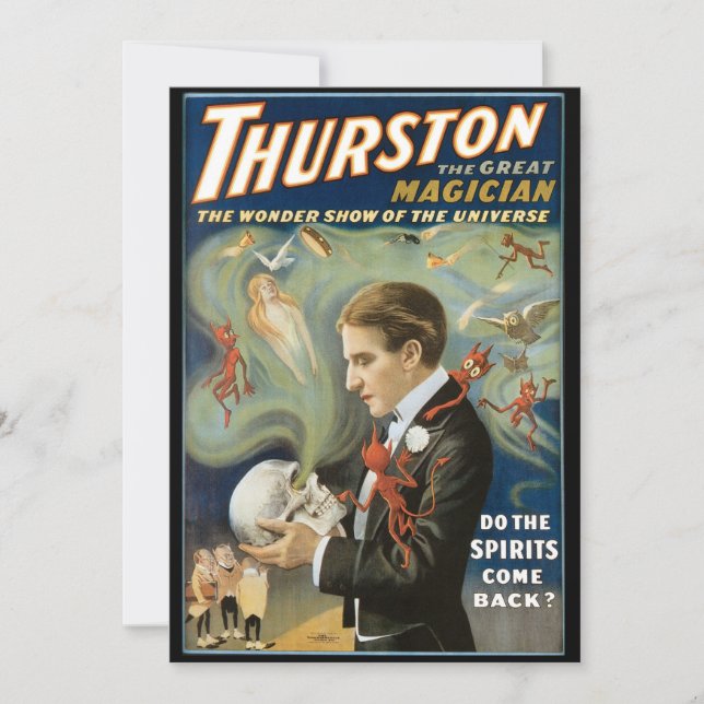Vintage Magic Poster, Thurston, The Excelente Magg (Frente)