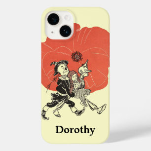 Vintage mágico de Oz, Dorothy com flores da