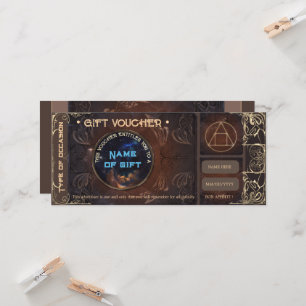 Vintage mágico, fantasia ornamental Gift Voucher