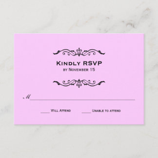 Vintage Marquis Wedding RSVP