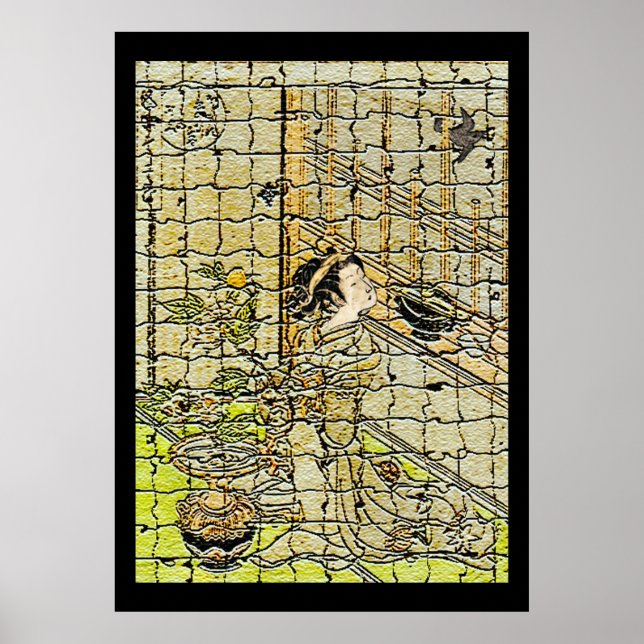 Vintage May Cuckoo com Poster de Arte Moderna (Frente)