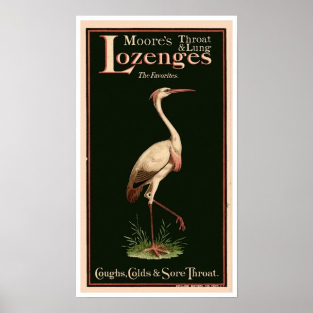 Vintage Medicine Poster (Frente)