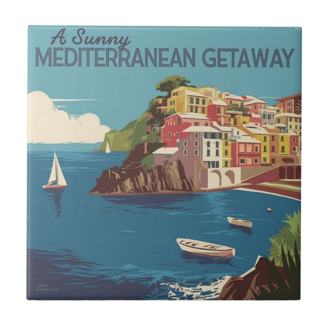 Vintage Mediterranean Getaway Viagem (Frente)
