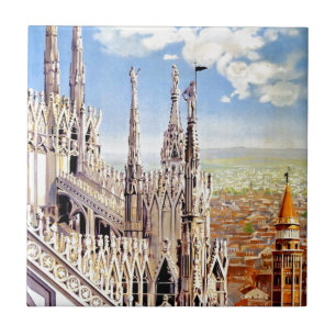 Vintage Milano Europeu - Viagem Art italiano