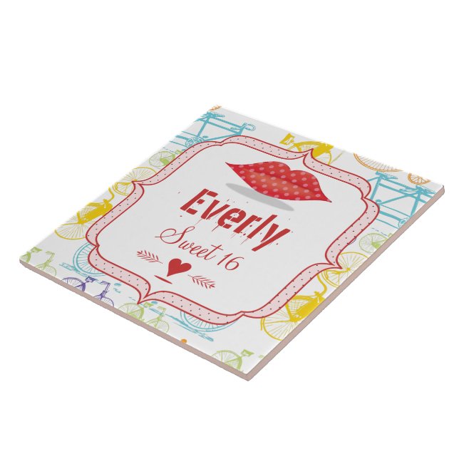 Vintage Modern Bicycle SWEET SEIS LÁBIOS PONTOS (Lateral)