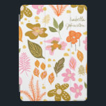 Vintage Modern Botanical Primavera Floral Personal<br><div class="desc">Capa de ipad Personalizada Personalizada de Primavera Floral Moderna de Vintage</div>