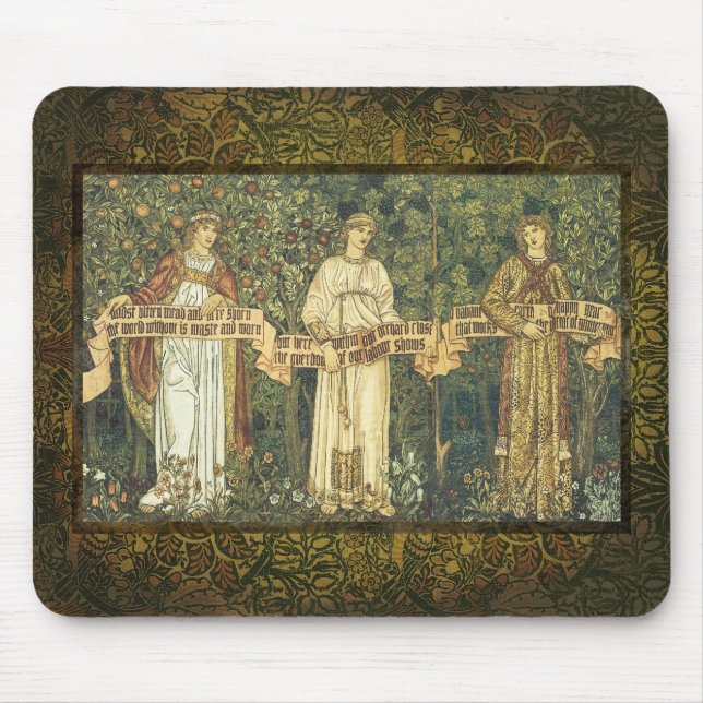 Vintage Mousepad de William Morris (Frente)